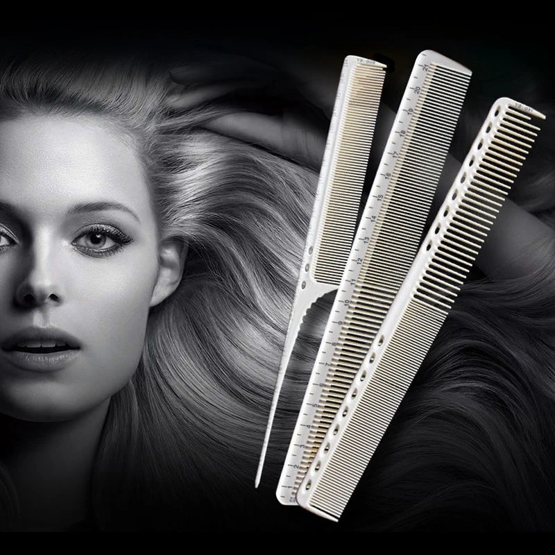 Professional Hairdressing Comb Hair Brushes Salon Hair Styling Tools Barber Comb 1PC High Quality Laser Scale Hair Cutting Comb