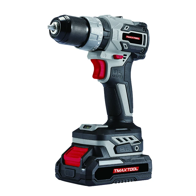 Household Model Power Tools 21V Self-Locking Collet Screwdriver Three Functions Lithium Battery Brushless Electric Drill