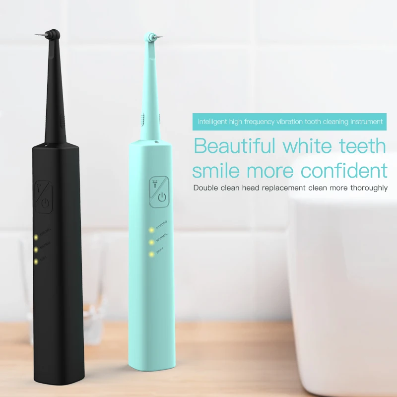 
Household Use Silicone Ultrasonic Calculus Dissolving Tooth Whitening Cleaner Electric Teeth dental cleaning toothbrush 