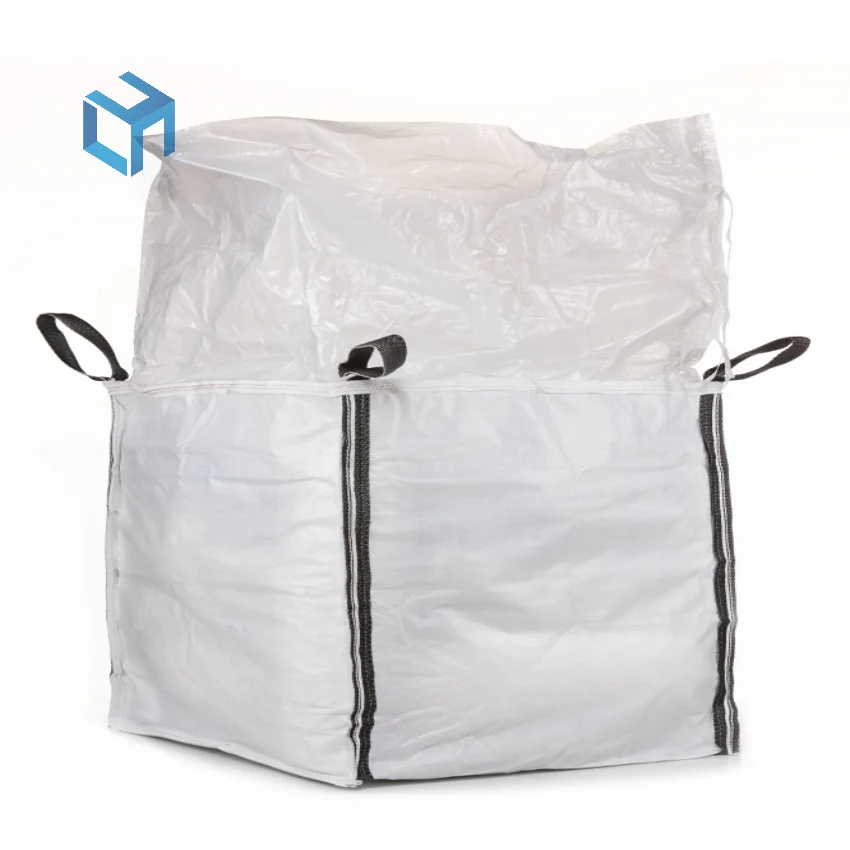 Customized construction garbage bags Super sack fibc big bag with handle loop