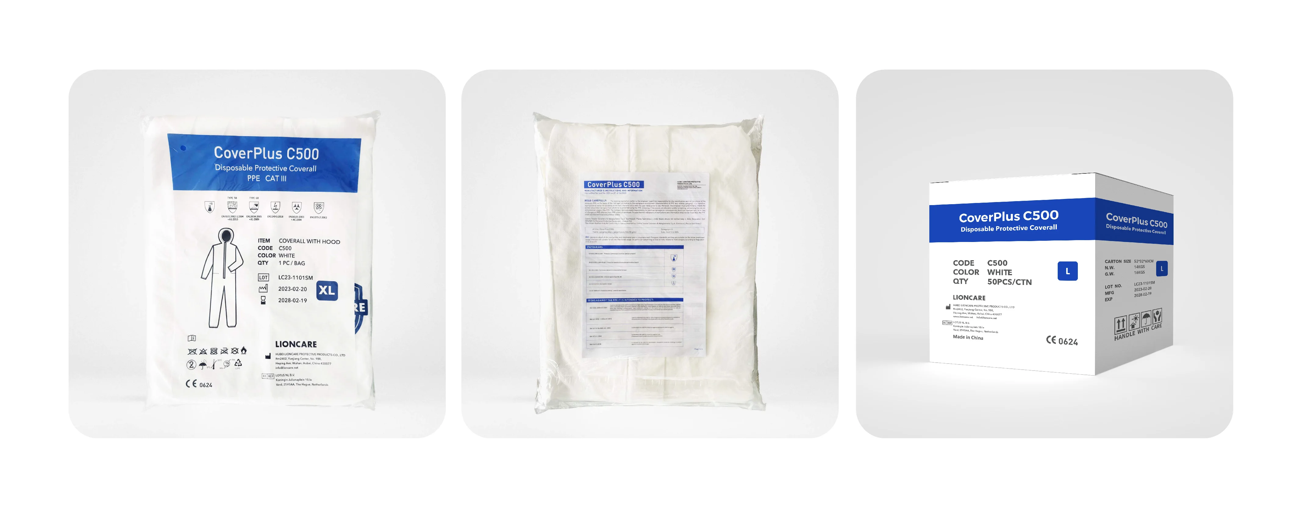 Customized C500 Coverall Biological Disposable Protective Clothing