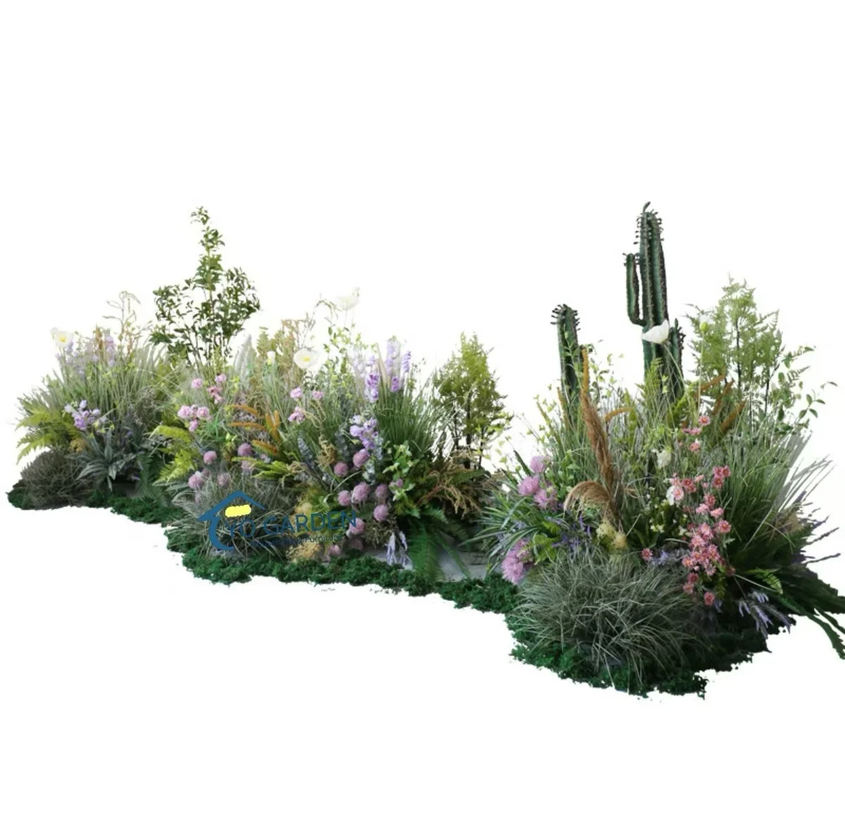 Customized DIY Ins Artificial Plant Reeds Haystacks Soft Installation Landscaping Flowers Deco Hotel Restaurant Corner Garden