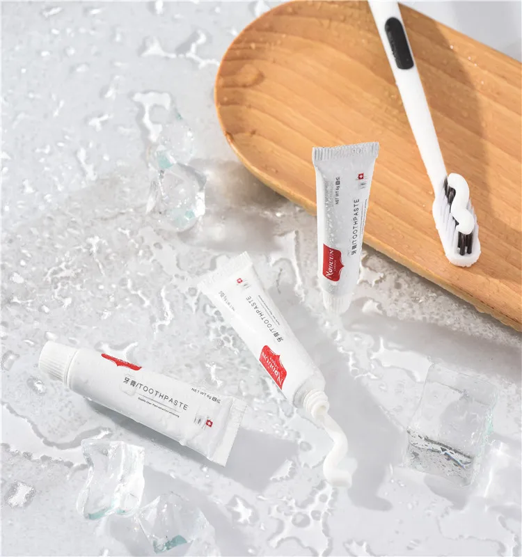 
100% plastic free & biodegradable hotel toothbrush kit 