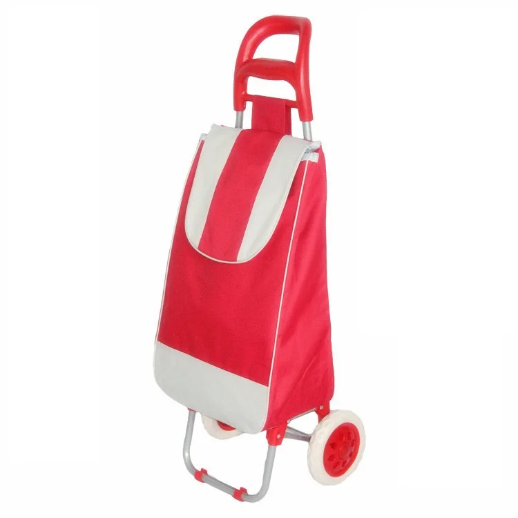 Good price shopping trolley with canvas bag
