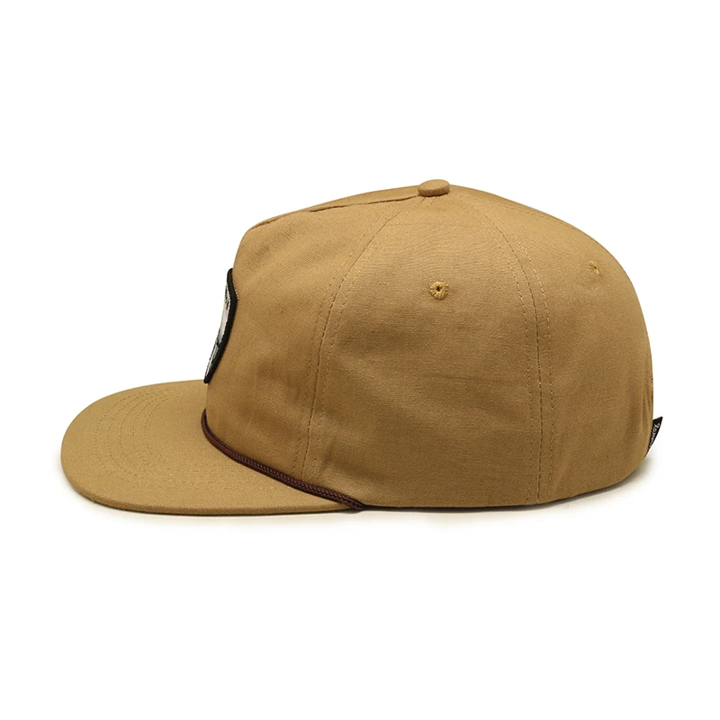 Неструктурированных 5 панель Snapback шляпы в соответствии с пожеланиями