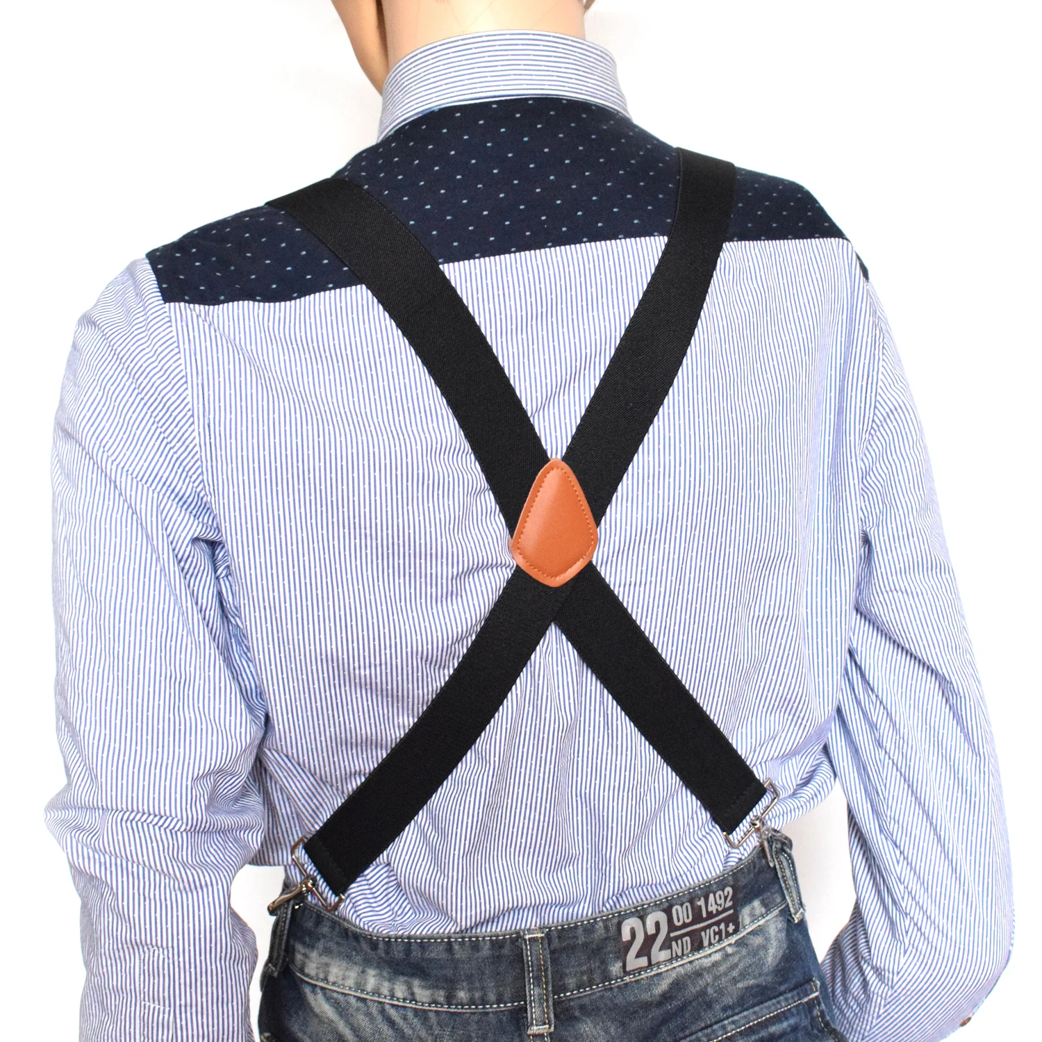 Wholesale X Back Hooks Clips  Mens Suspenders