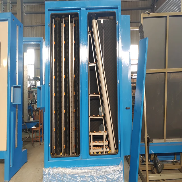 Automatic Insulated Glass Washing Drying Pressing Assembling Processing line