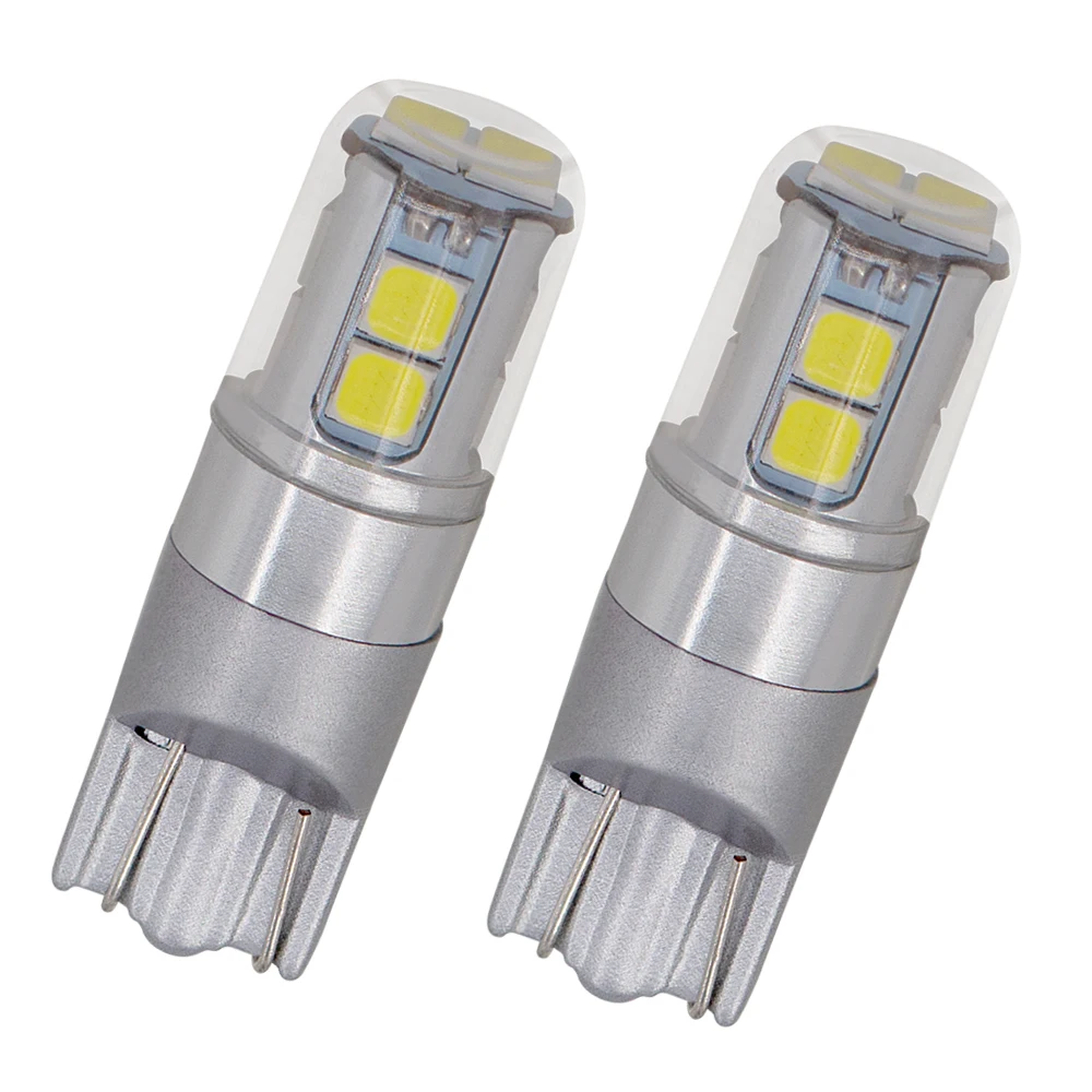W5w T10 Led Bulbs 3030 10smd Drl Light T10 W5w 168 194 Led Car Auto White Instrument Lamp Dome Reading Lights SX123-T10
