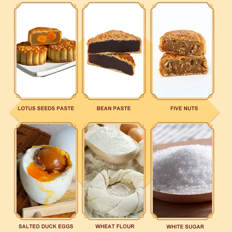 Wholesale Price Mid-autumn festival 2 box gift guangzhou moon cake
