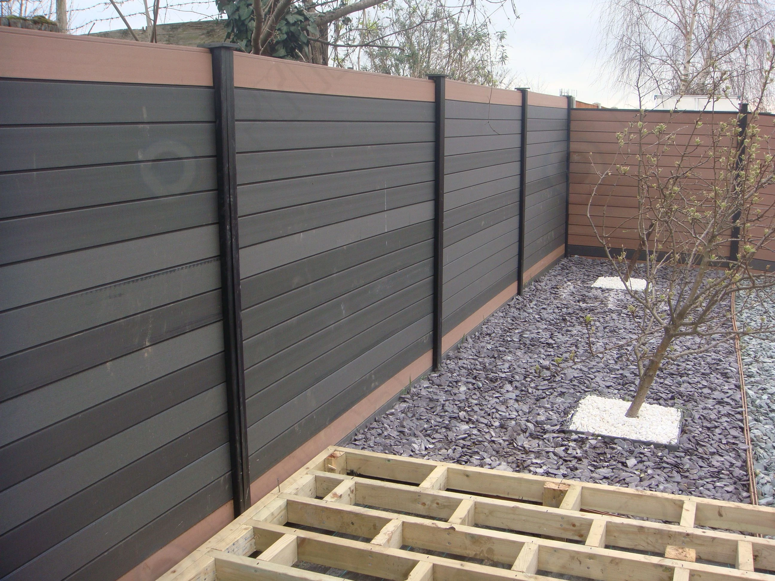 Prima  Fence PVC Low Maintenance Full and Half Privacy Custom Garden Gate Wall WPC Fence