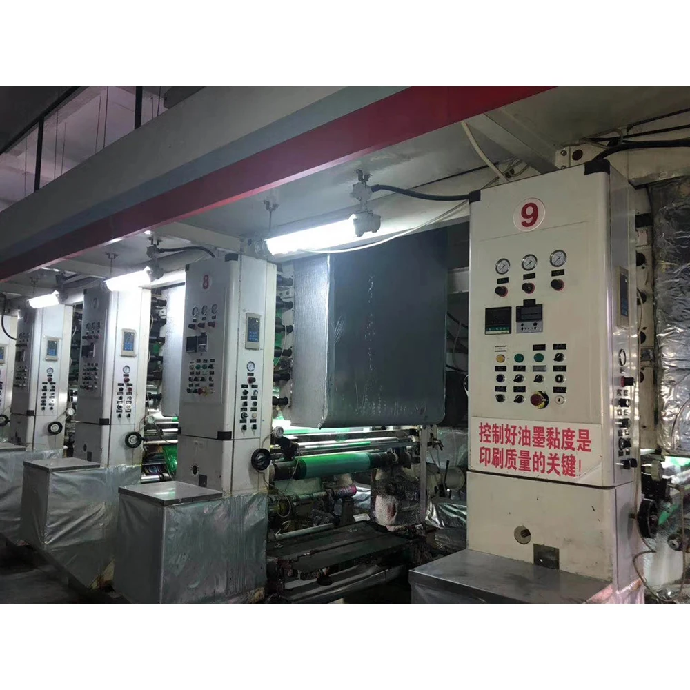 Used commercial rotogravure printing machine  for sale with 9 color