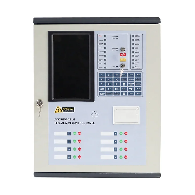 New model  4 Loop addressable fire alarm system fire alarm control panel with 880 points