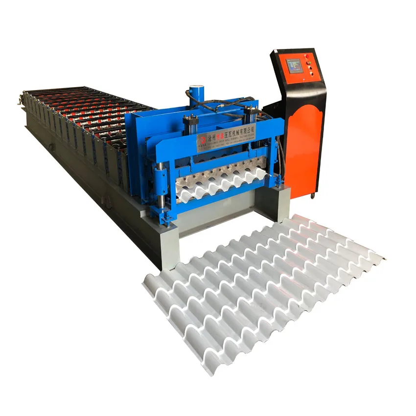 roofing sheet rib type ibr box profile roof tile panel making roll forming machine machinery production line