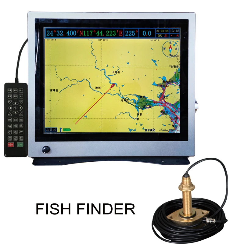 YSP 19inch AIS/GPS chart plotter gps marine with Multifunction