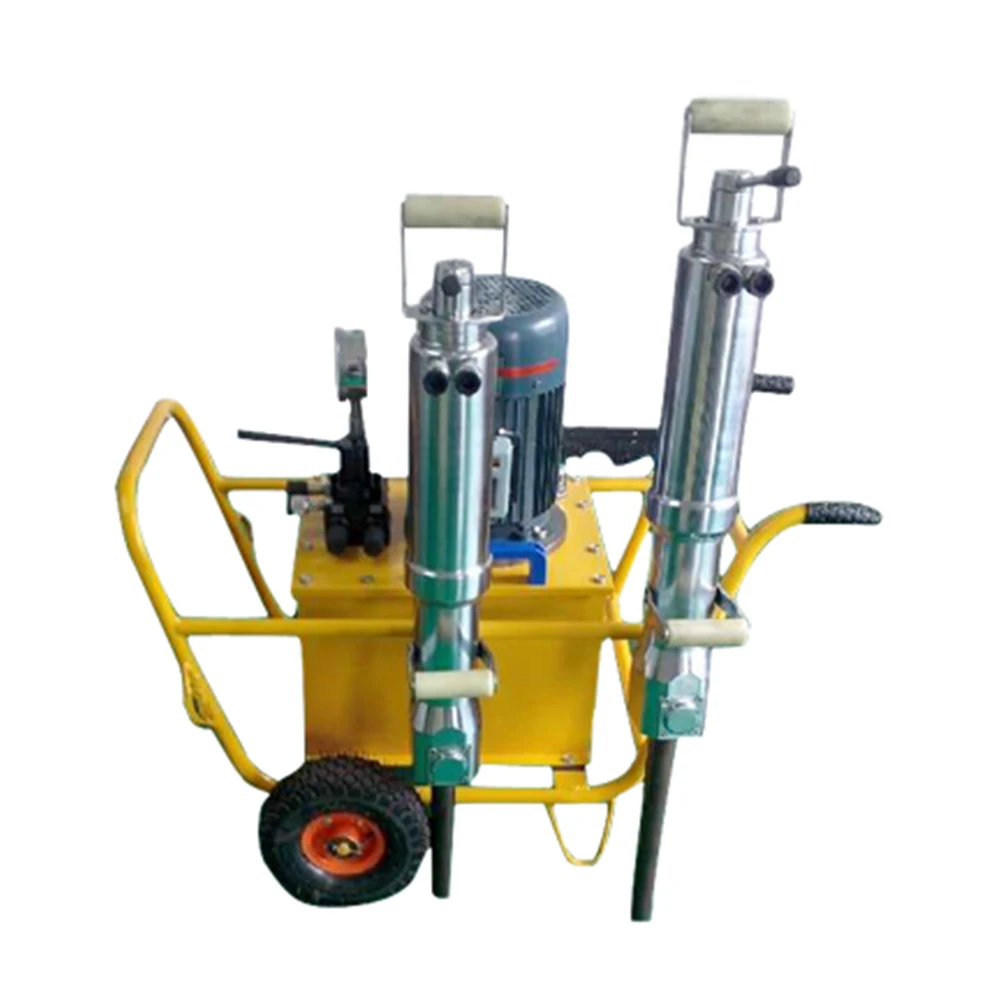 Easy Handling Diesel and Electric Powered Hydraulic Rock Stone Quarry Splitter Wedges