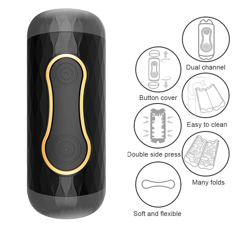 Realistic Vagina Anal Male Masturbator Silicone Pussy Adult Toys Sex Toys For Men Masturbator