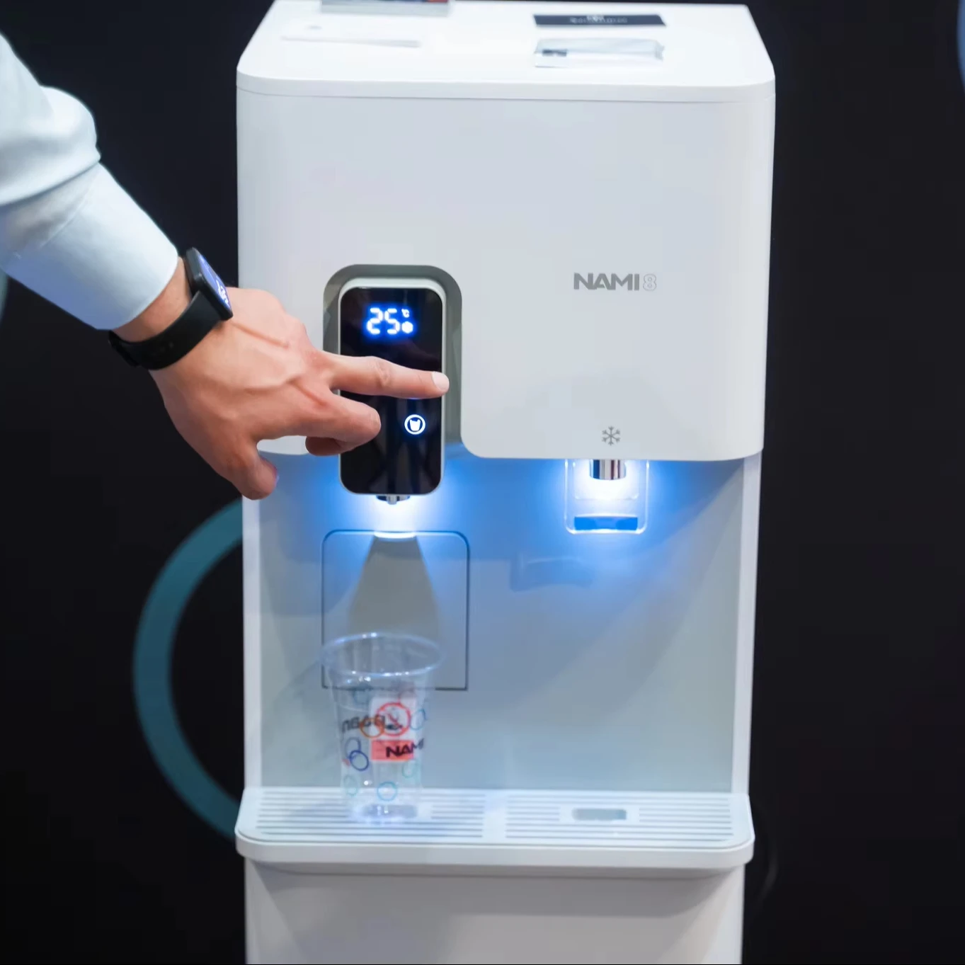 Floor standing smart hot & cold RO water dispenser water chiller with Reverse osmosis system instant hot and cold alkaline water