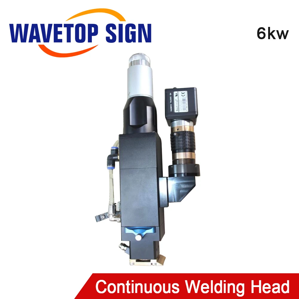 WaveTopSign 1064nm 6kw непрерывного волокна лазерная сварочная головка с QBH разъем объектив для YAG лазерный сварочный аппарат