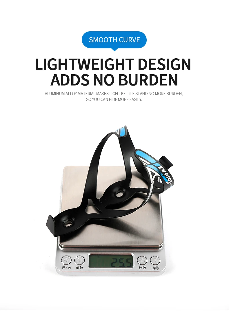 
Bicycle accessories aluminum alloy Bicycle Water Bottle Mount Lightweight for Cycling Fits Any Bike with Easy Installation 