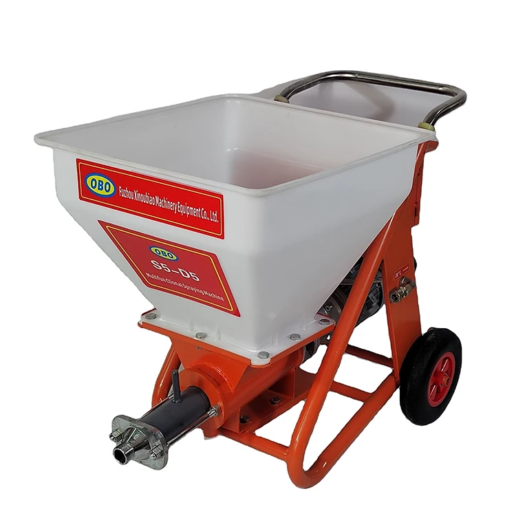 automatic sand mortar spraying pump machine/wall cement plaster machine for construction