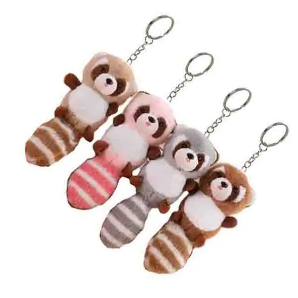 Raccoon Bag Hanging Doll Accessories Plush Toy Wholesale Keychain Pendant Accessories plush toys stuffed animal