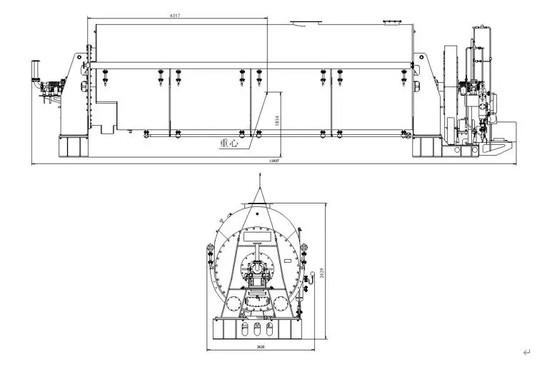 Livestock Poultry  Dead animal Waste Rendering Batch Cooker for Slaughter house