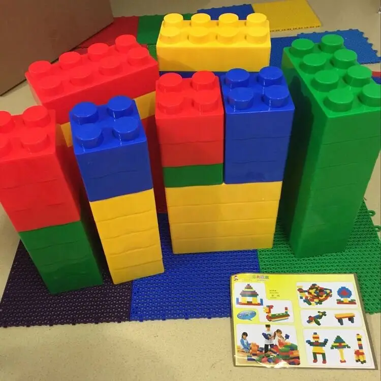 Kindergarten/mall education games, building blocks, plastic block toys