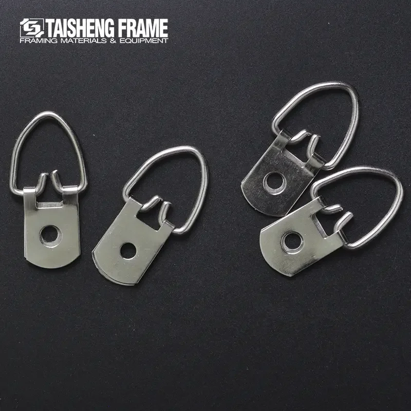 TS-K021 Metal picture frame hanger 200PCS Mirror hanging hook with screw frame accessories