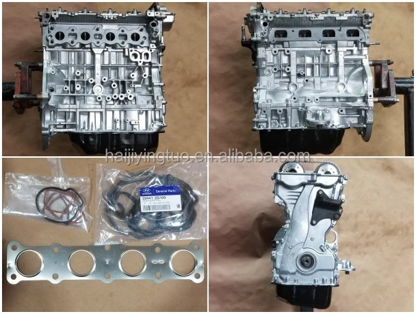 High Quality Hyundai Sonata 2015 2.4 Engine G4KK Hybrid Long Block Engine