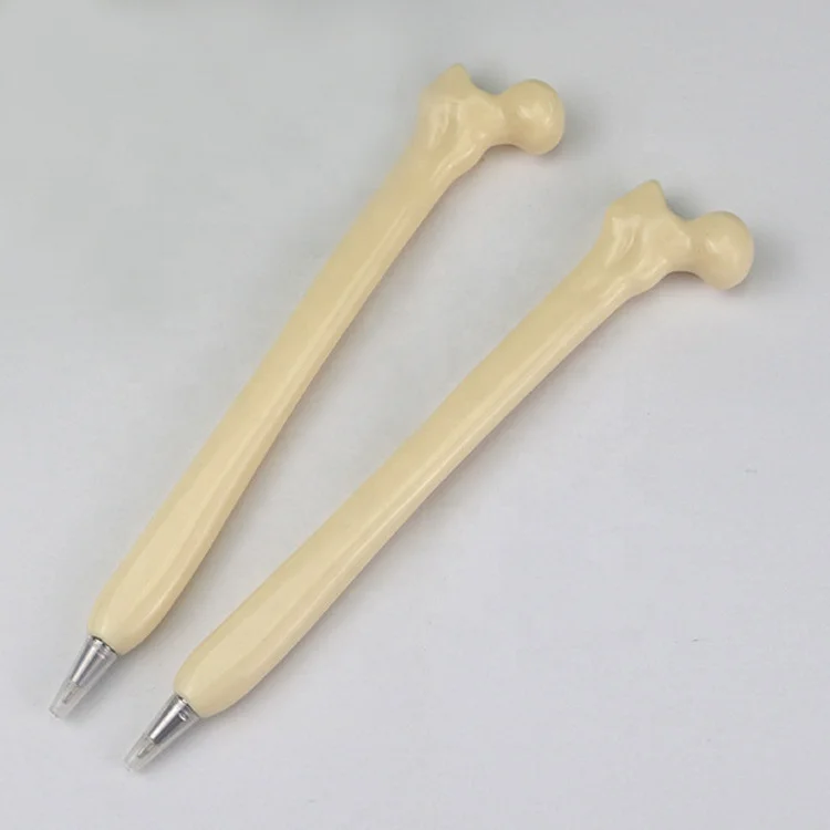 Medical finger spine tibia fibula shaped ballpoint pen bone ball pen