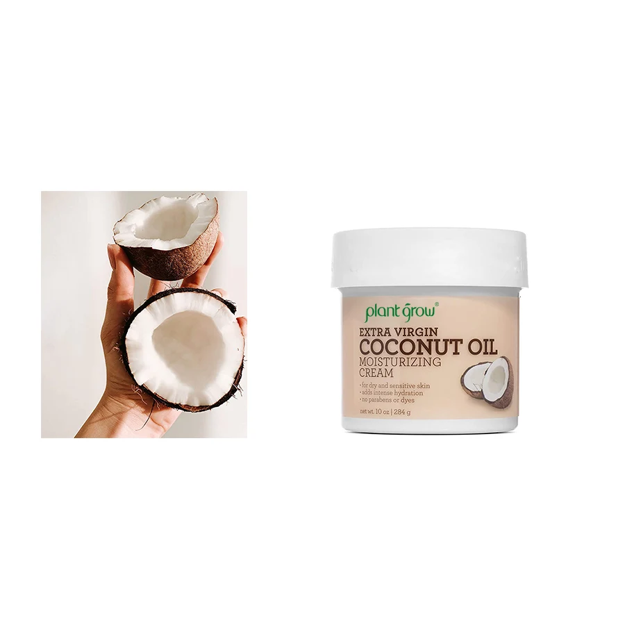 OEM DAAO частная торговая марка уменьшает поры улучшает грубую кожу увлажняющий питательный кокосовый увлажняющий крем для лица