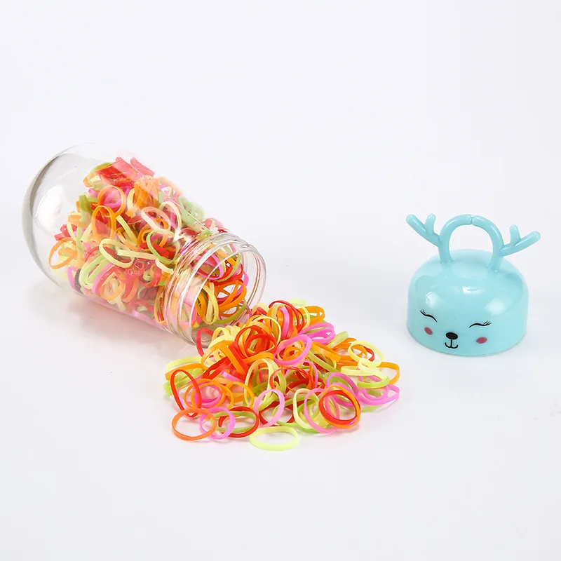 IFOND Baby Disposable Rubber Band Elastic Hair Band Mini Hair Ties For Toddler Infants Thin Small Hair Elastics