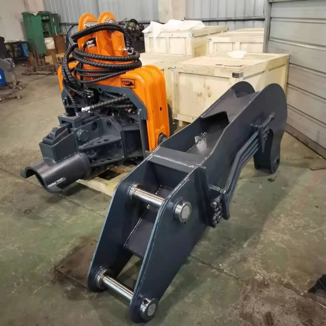 New High-Efficiency Hydraulic Steel Pile Driver Core Components Including Motor Pump Engine Construction Farming Solar Pile