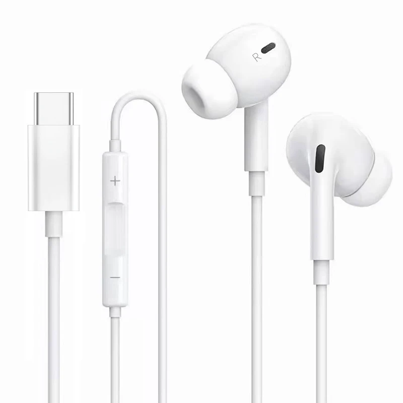 Shenzhen wired headset cheap wired earphone headphone handsfree gaming type c earphone