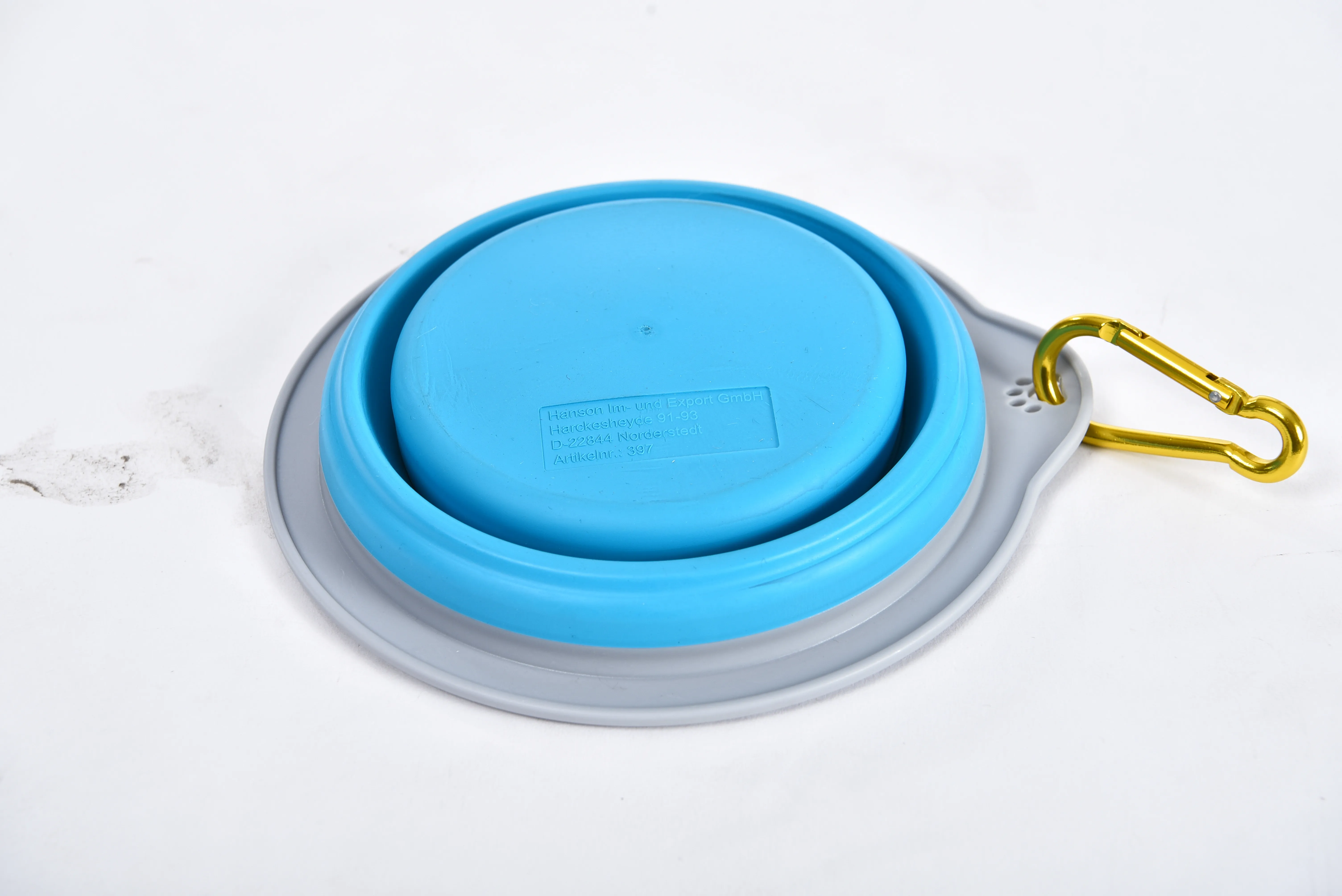 Multi-Colors Food Water Feeding Cup Dog Bowl, Portable Collapsible Silicone Foldable Pet Dog Bowl