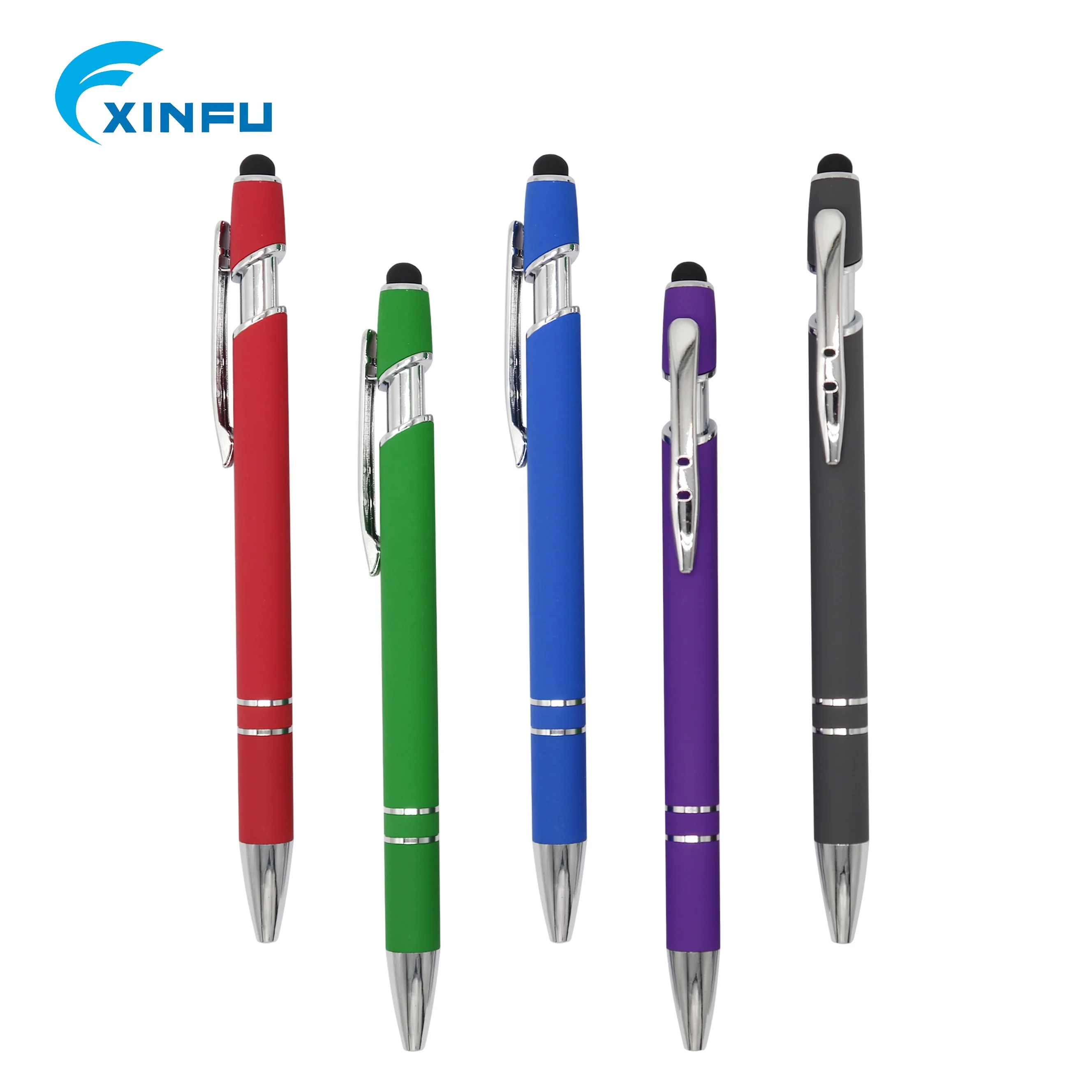 Ручка с функцией нажатия под заказ, Высококачественная ручка-стилус с пользовательским логотипом