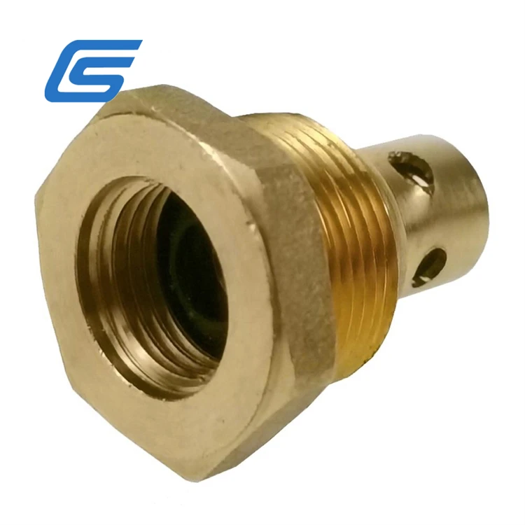 Wholesale Factory Price LPG Camping Shaping Gas Cooker Valve Axial Connection Type Brass Safety Gas Cylinder Valve