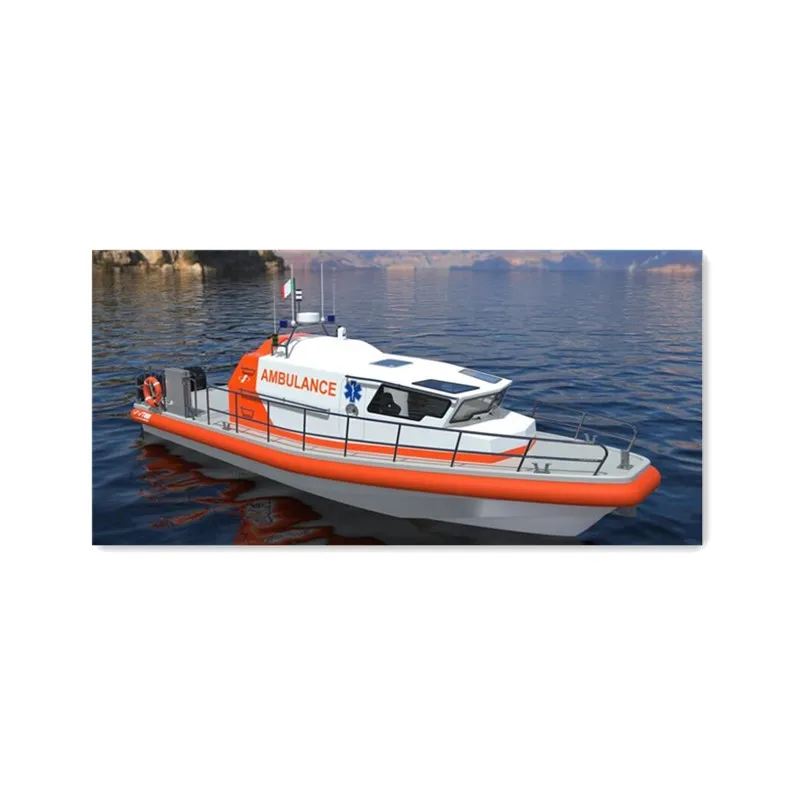  38ft алюминиевая лодка для спасения и скорой помощи на