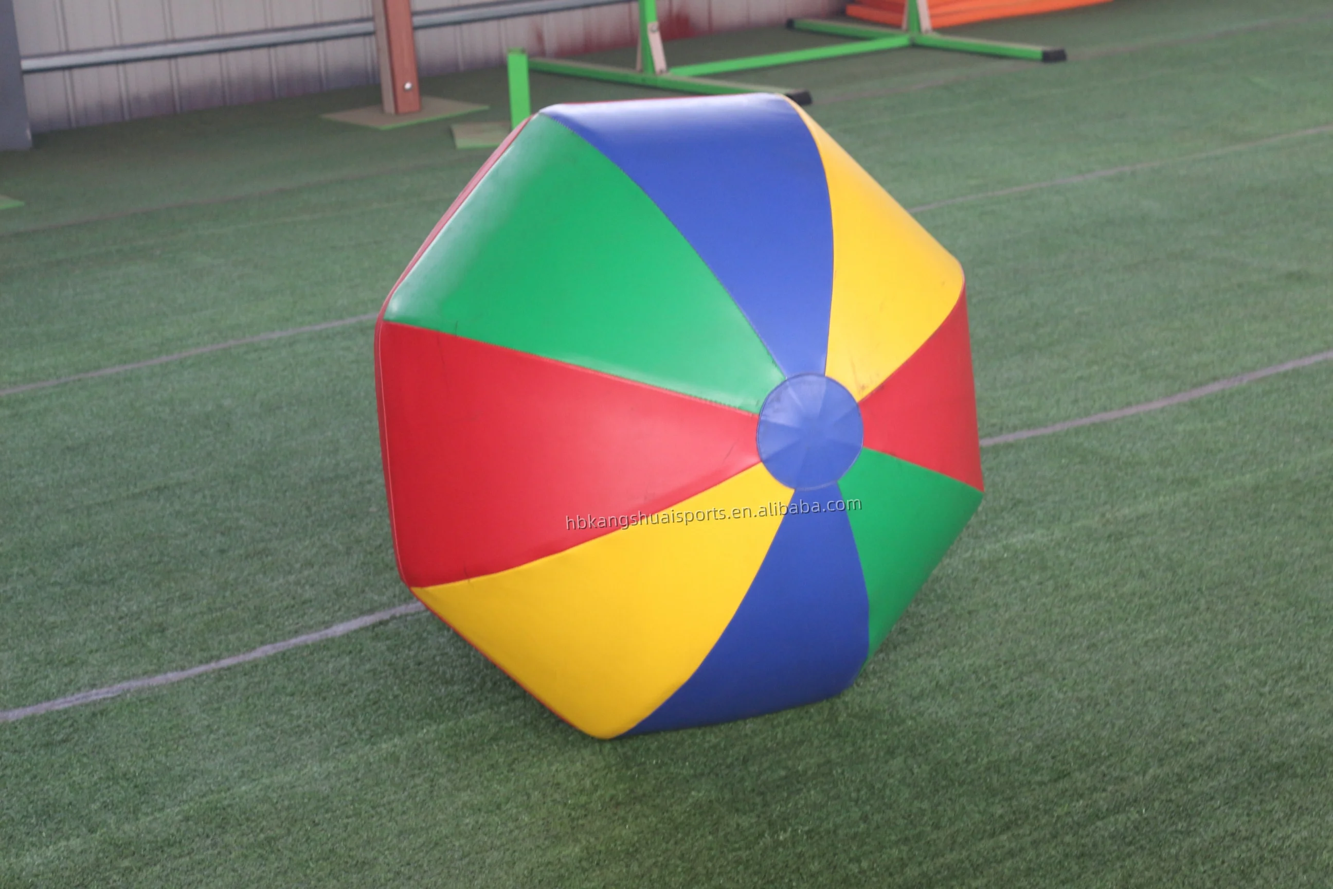 Colorful sensory training room octagonal gyroscope soft play set indoor playground kids intelligence training equipment