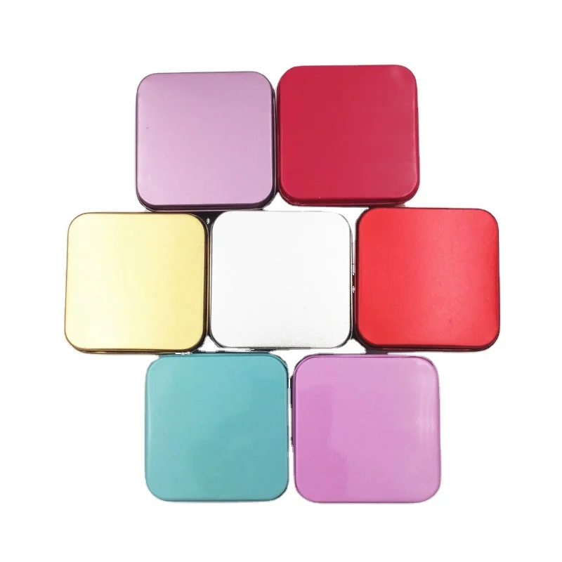 6,5*6,5 см золотой Европейский Креативный Свадебный подарок на день рождения Ювелирная коробка квадратная железная коробка жестяная конфетная коробка