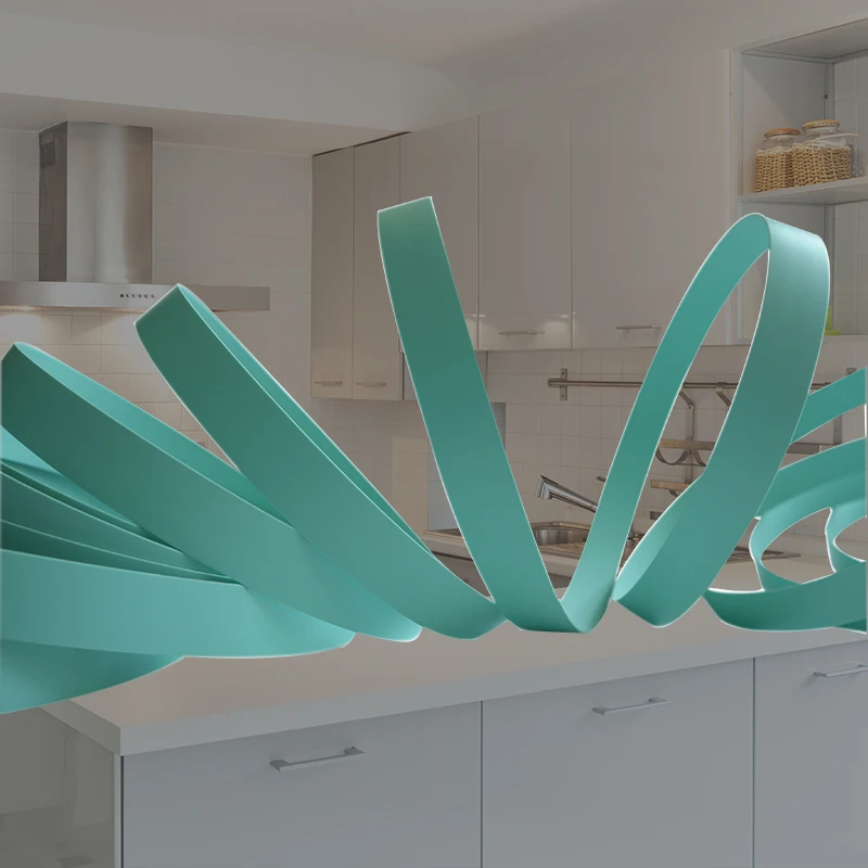 Chinese factories Age resistant solid color and wood grain PVC ABS  3D acrylic edge banding for furniture protection