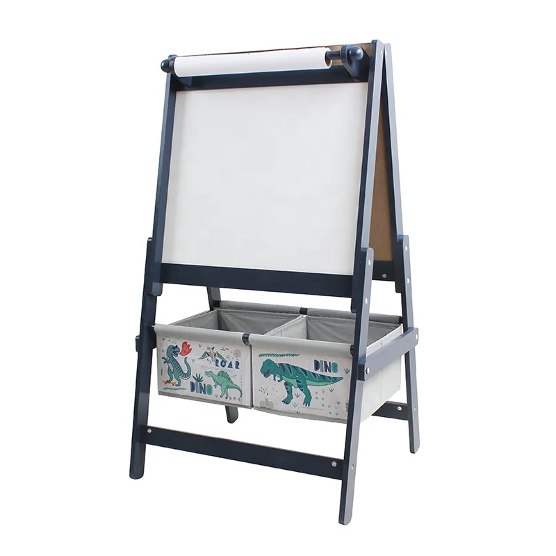 Деревянная доска Toffy & Friends с рисунком на водной основе, мольберт с ящиками для хранения