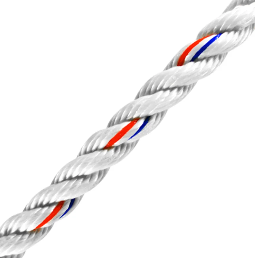 3 Strand Twist PP Rope Polypropylene Plastic Packing Rope Nylon Twine for tarpaulin and Marine Use