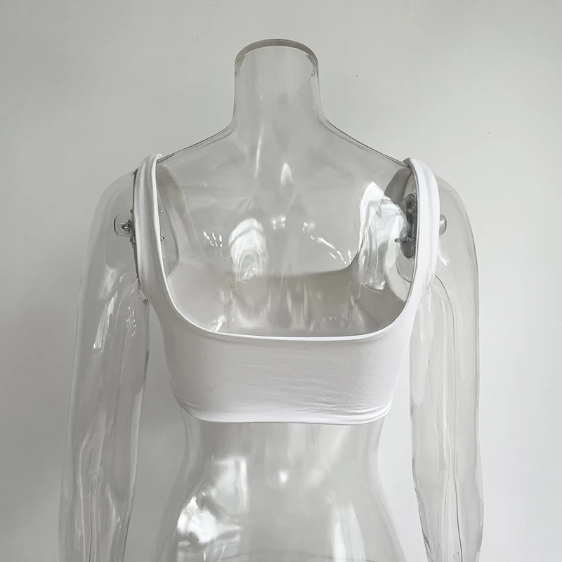 
8493 Sexy Women Solid Strappy Tanks Vest Crop Top Summer Sleeveless Slash Neck Tanks Beach Women Sports Tank Tops 