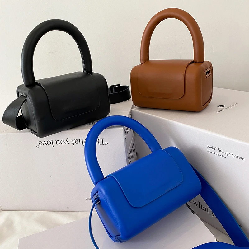 Stylish Women Box Shaped Crossbody Luxury Brand Shoulder Bag Female Mini Handbag Designer Tote Girls Cute Candy Color Purse