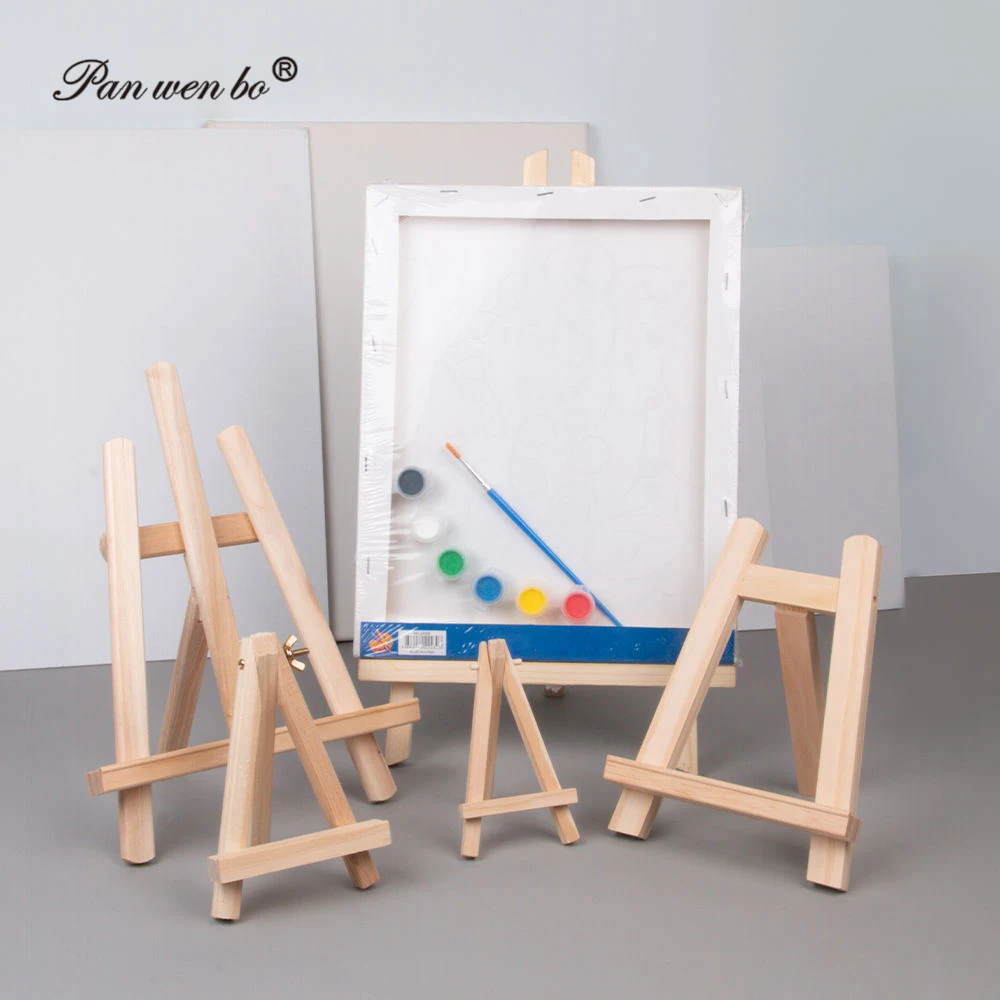 Professional Artist Easel Multiple Size Wood Easel Display Stand Pine Wood Easel For Beginners Drawing