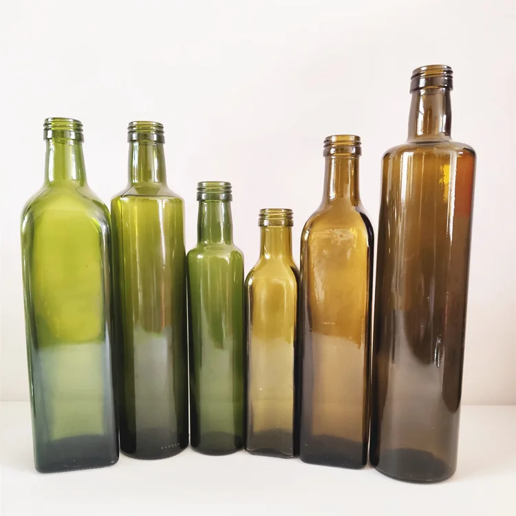 100ml 250ml 500ml 750ml 1000ml marasca olive oil brand glass bottle Edible oil glass bottle olive oil glass bottle