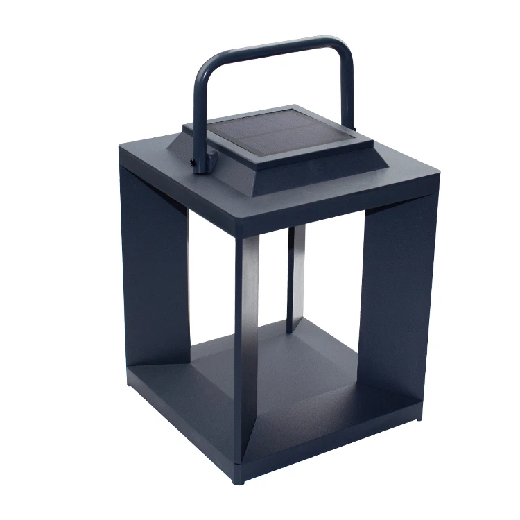 Modern wireless rechargeable landscape decorativelawn parterre garden pathway  deck solar lantern