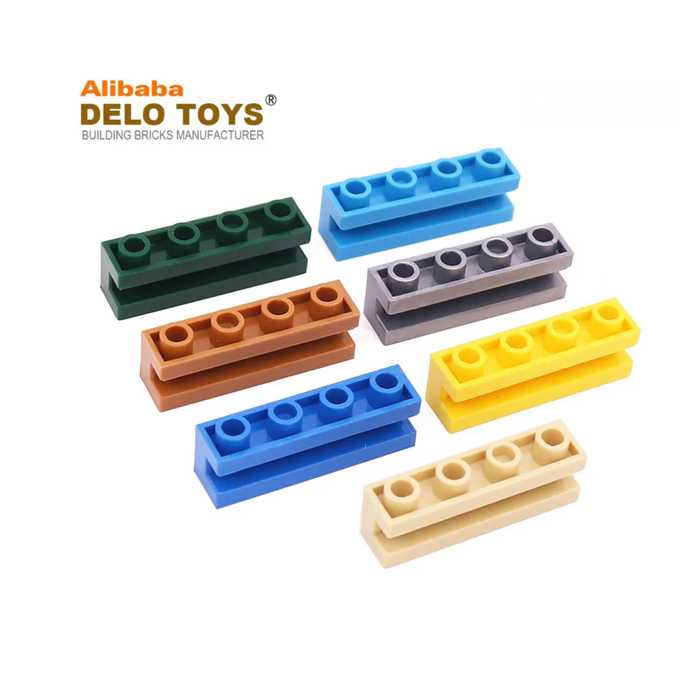 DIY parts Plastic Toys building blocks ABS material Brick, Modified 1 x 4 with Groove (NO.2653)