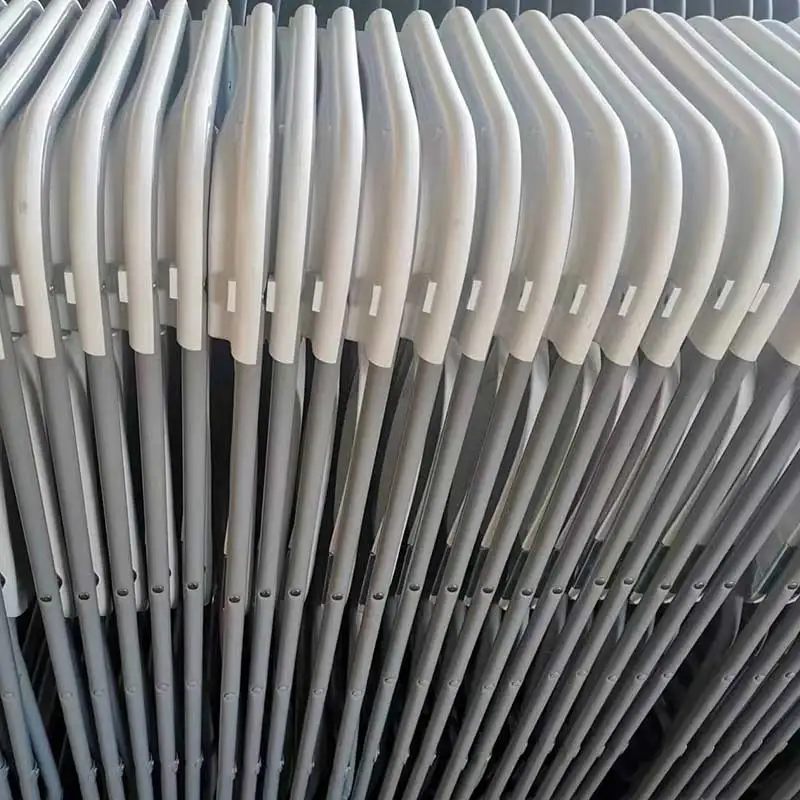 Hot sell Garden resin white folding chair with factory direct price